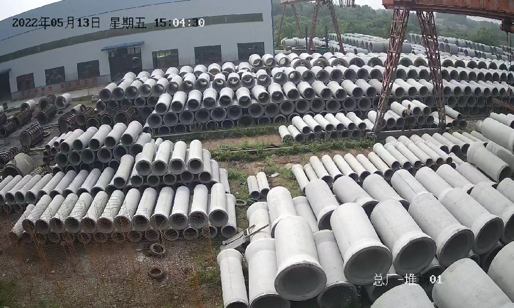 天生赢家凯发一触即发建材水泥管堆场